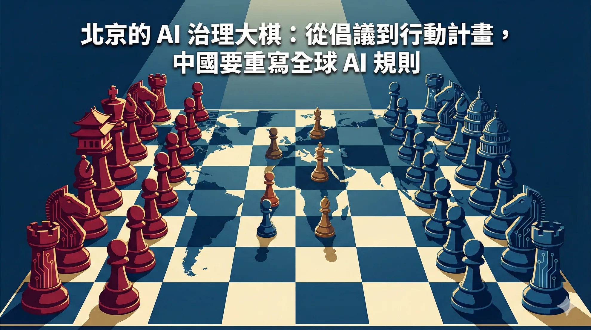 北京的 AI 治理大棋:從倡議到行動計畫,中國要重寫全球 AI 規則