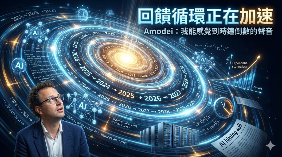 AI 正在加速開發下一代 AI:Amodei 描述的回饋循環為什麼讓人不安
