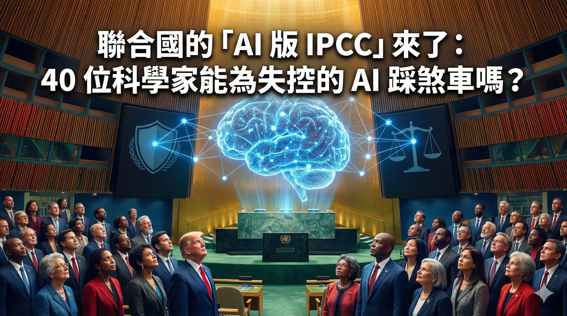 聯合國的「AI 版 IPCC」來了:40 位科學家能為失控的 AI 踩煞車嗎?
