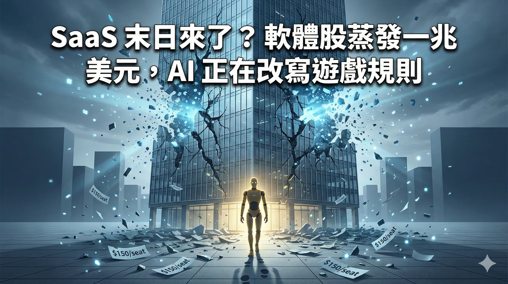 SaaS 末日來了？軟體股蒸發一兆美元，AI 正在改寫遊戲規則
