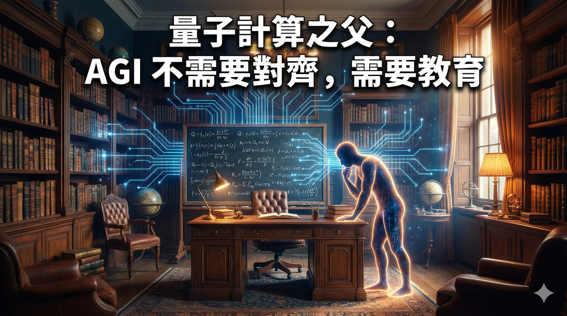 量子計算之父：AGI 不需要對齊，需要教育