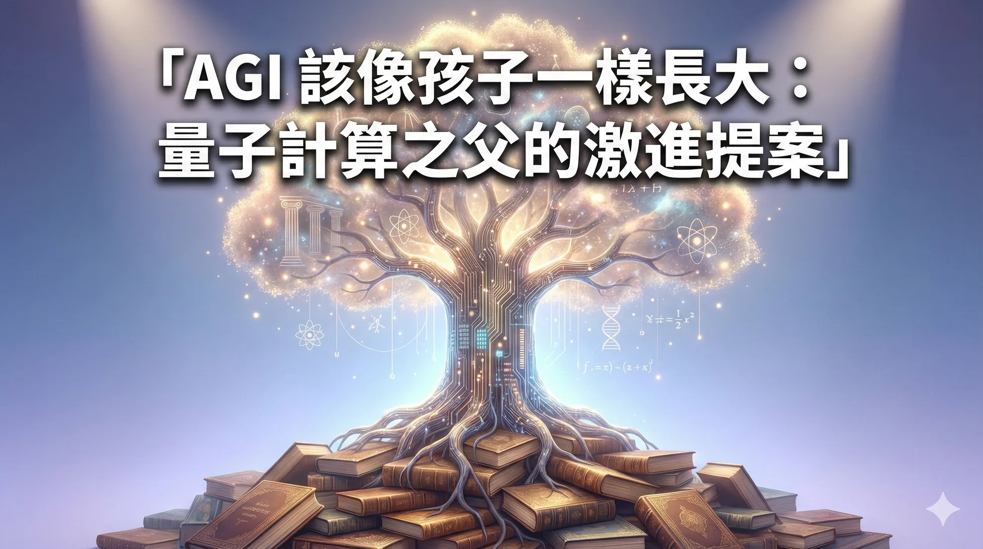 AGI 該像孩子一樣長大：量子計算之父的激進提案