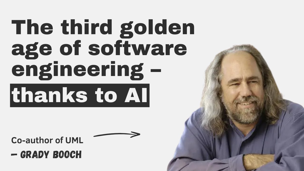 軟體工程的三個黃金時代:從打孔卡到自然語言,Grady Booch 的七十年座標系