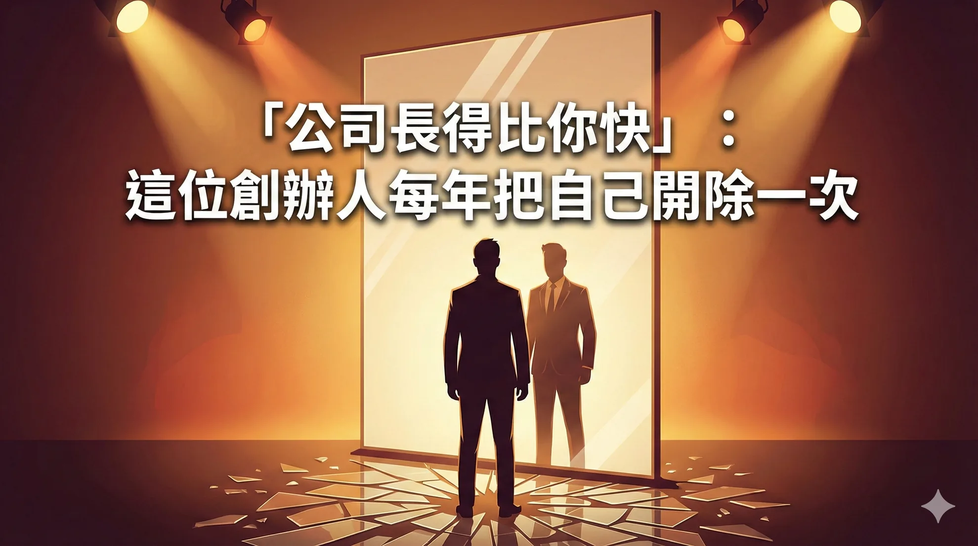 「公司長得比你快」：這位創辦人每年把自己開除一次