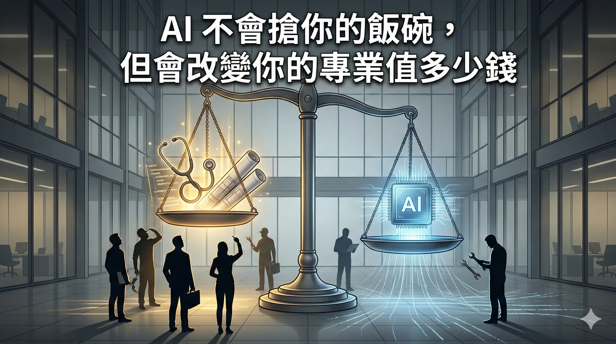 AI 不會搶你的飯碗，但會改變你的專業值多少錢