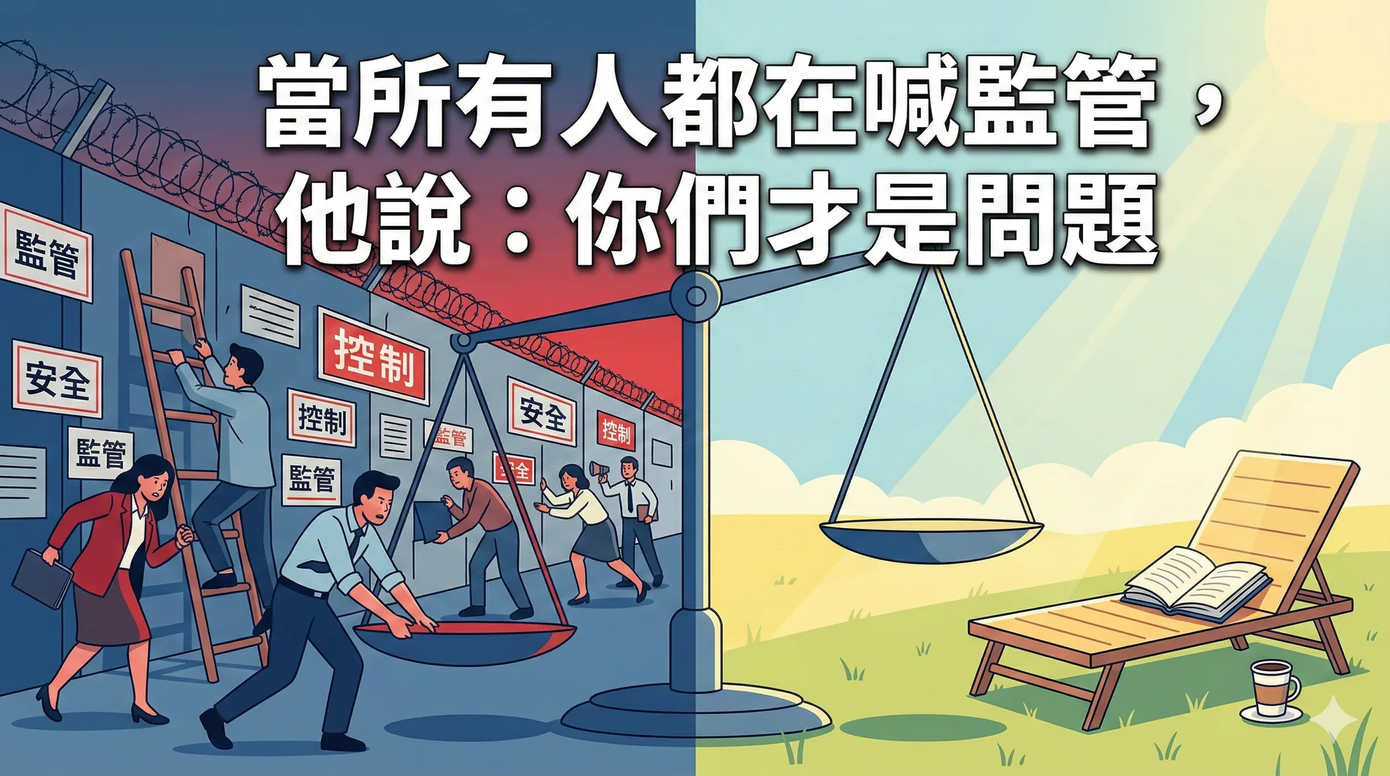 當所有人都在喊監管,他說:你們才是問題