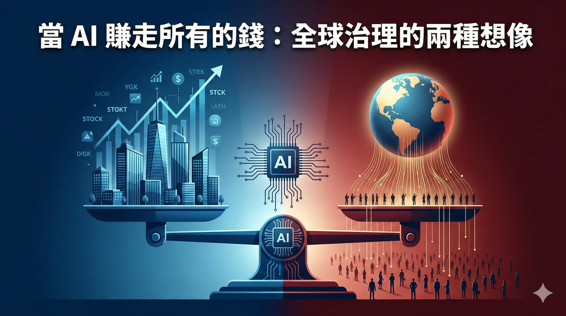 當 AI 賺走所有的錢:全球治理的兩種想像