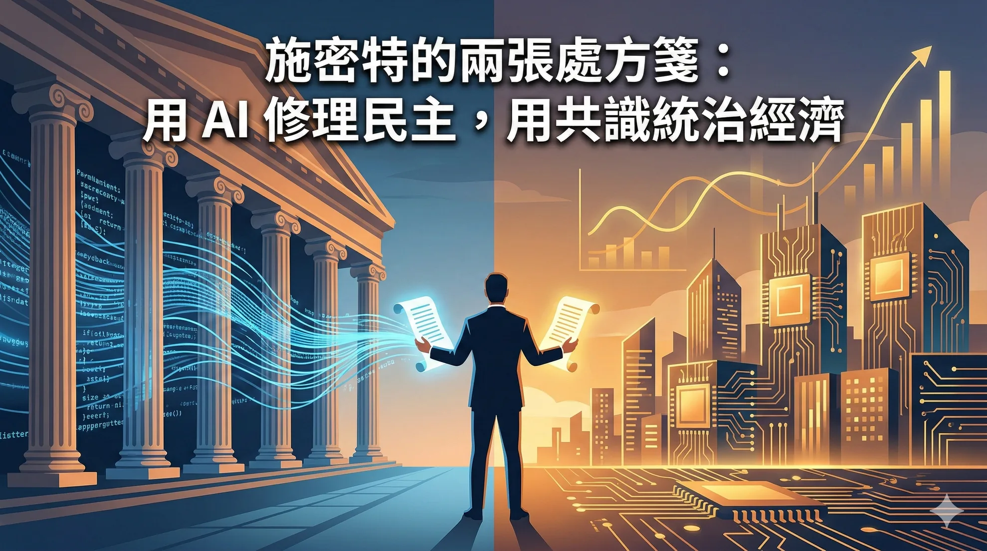 施密特的兩張處方箋：用 AI 修理民主，用共識統治經濟