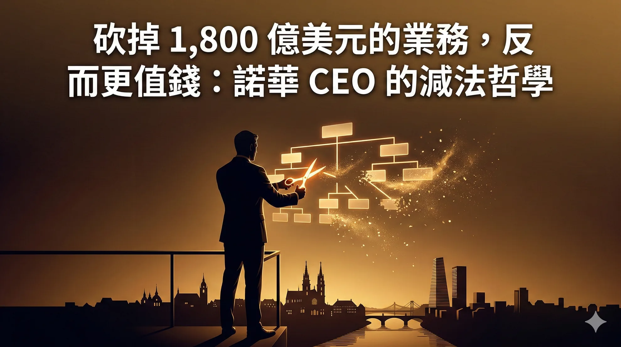 砍掉 1,800 億美元的業務，反而更值錢：諾華 CEO 的減法哲學
