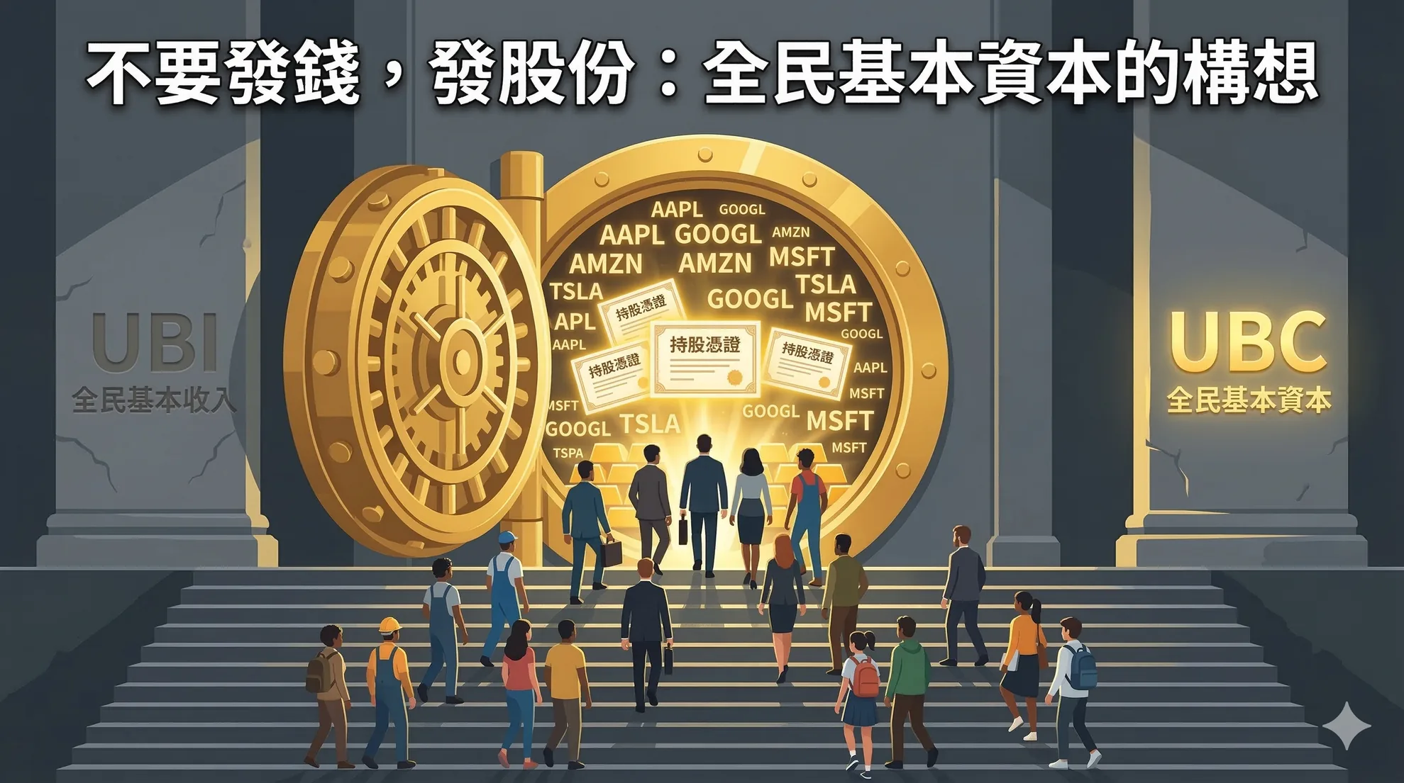 不要發錢，發股份：全民基本資本的構想