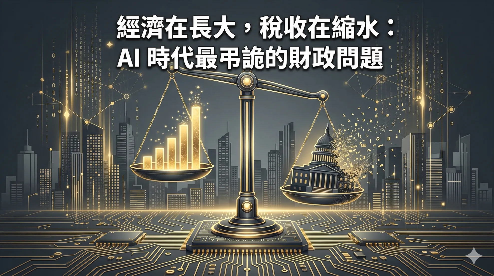 經濟在長大，稅收在縮水：AI 時代最弔詭的財政問題