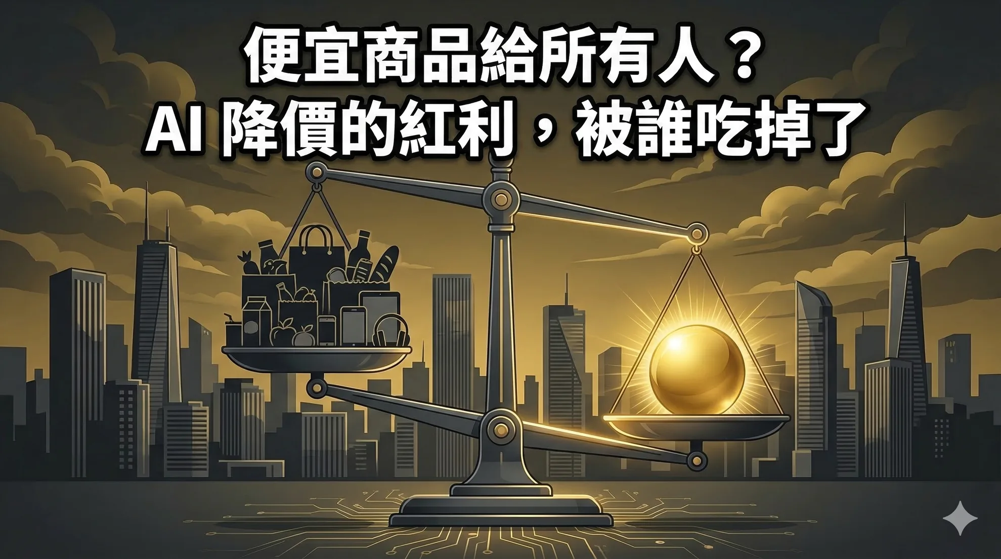 便宜商品給所有人？AI 降價的紅利，被誰吃掉了
