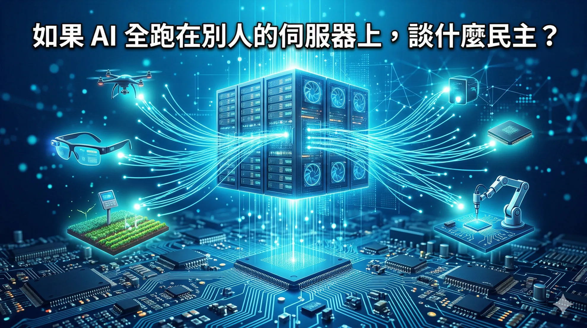 如果 AI 全跑在別人的伺服器上,談什麼民主?