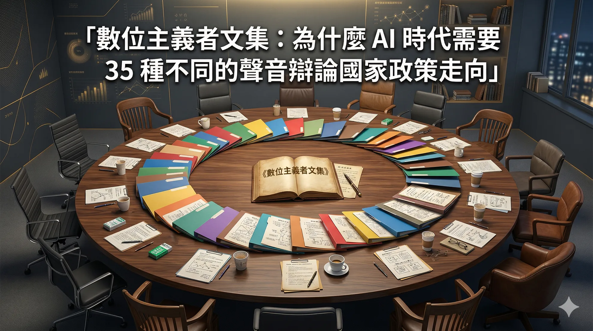 數位主義者文集：為什麼 AI 時代需要 35 種不同的聲音辯論國家政策走向