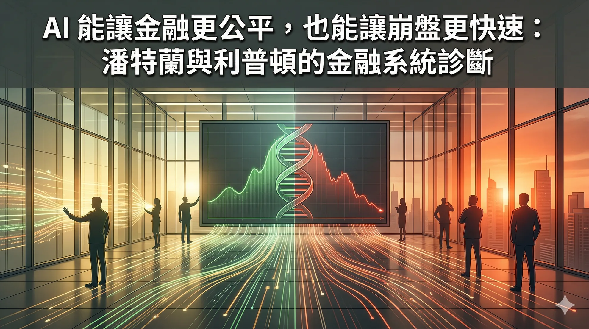AI 能讓金融更公平，也能讓崩盤更快速：潘特蘭與利普頓的金融系統診斷