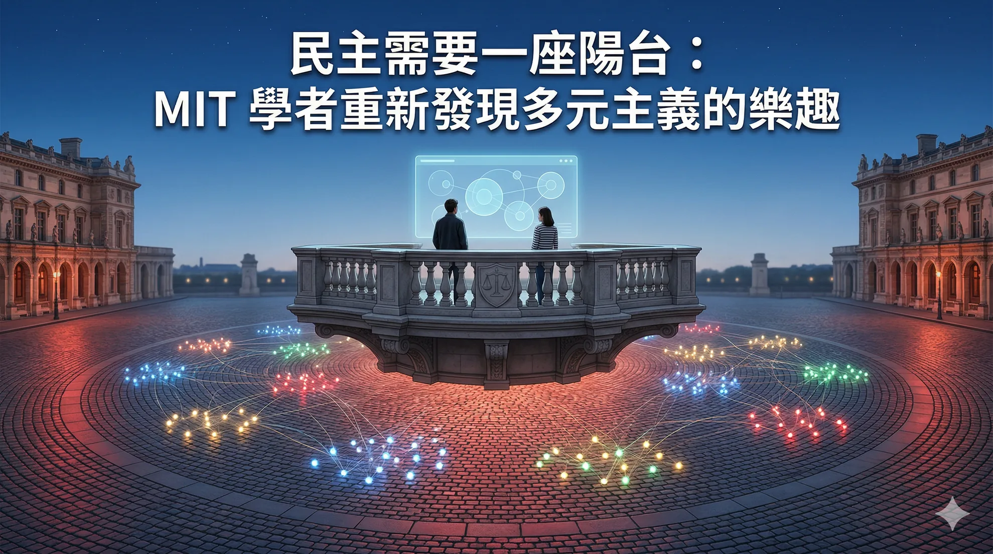 民主需要一座陽台:MIT 學者重新發現多元主義的樂趣