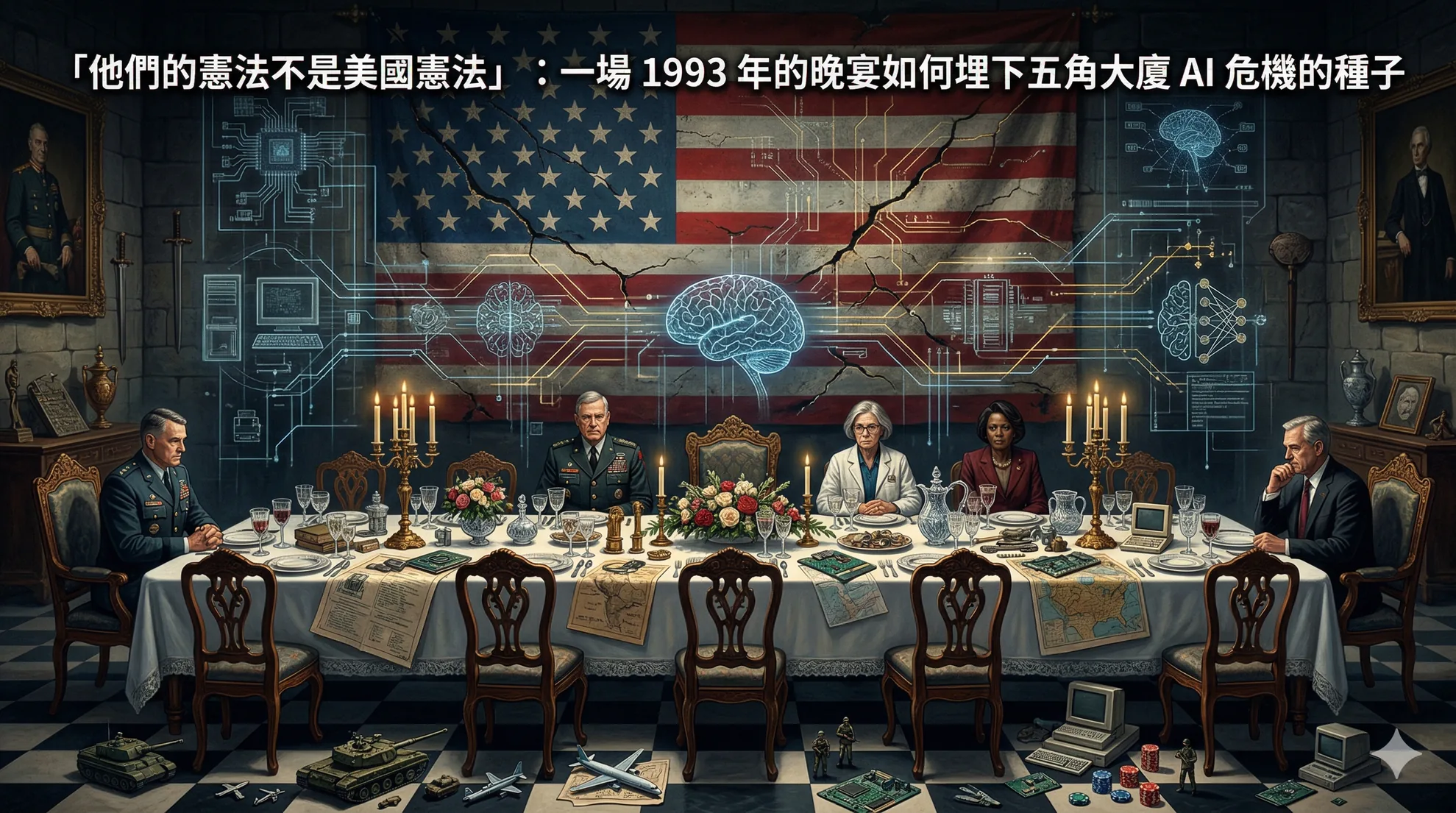「他們的憲法不是美國憲法」：一場 1993 年的晚宴如何埋下五角大廈 AI 危機的種子