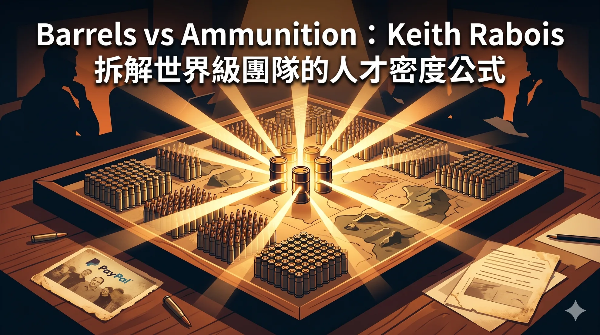Barrels vs Ammunition：Keith Rabois 拆解世界級團隊的人才密度公式