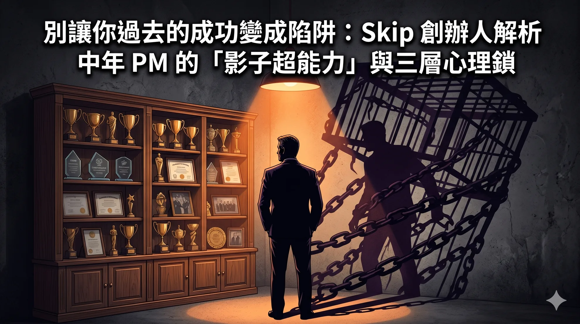 別讓你過去的成功變成陷阱：Skip 創辦人解析中年 PM 的「影子超能力」與三層心理鎖