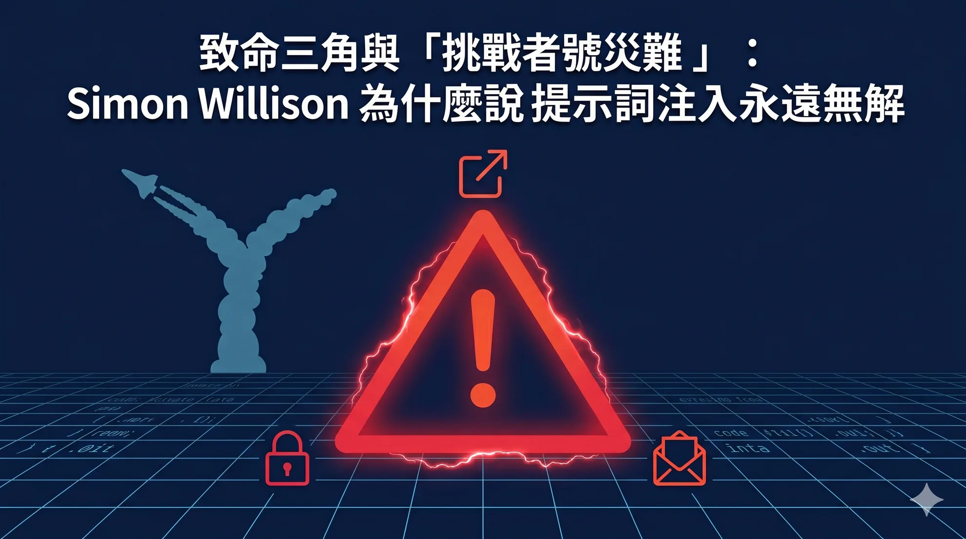 致命三角與「挑戰者號災難」:Simon Willison 為什麼說提示詞注入永遠無解