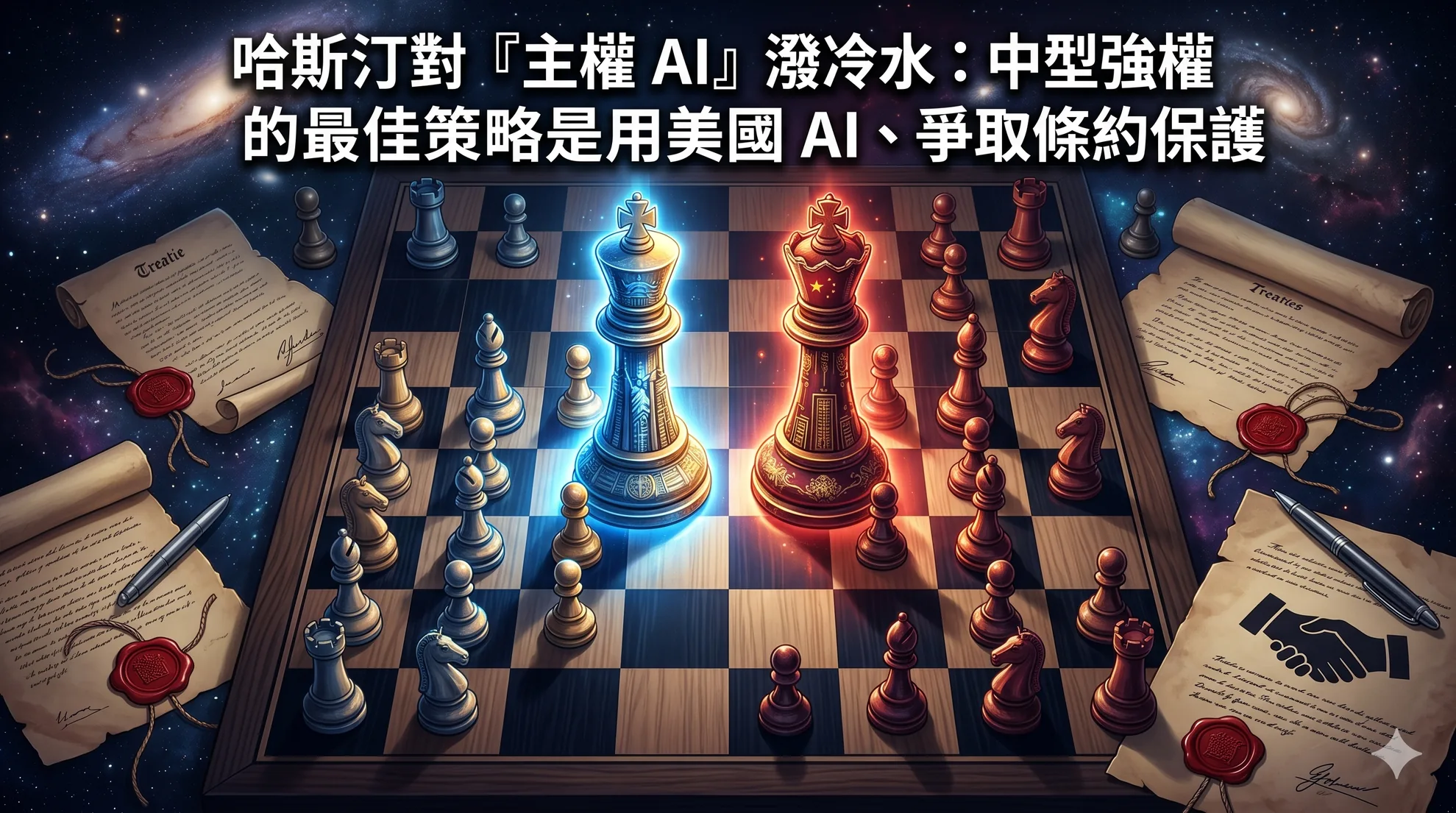 哈斯汀對「主權 AI」潑冷水：中型強權的最佳策略是用美國 AI、爭取條約保護