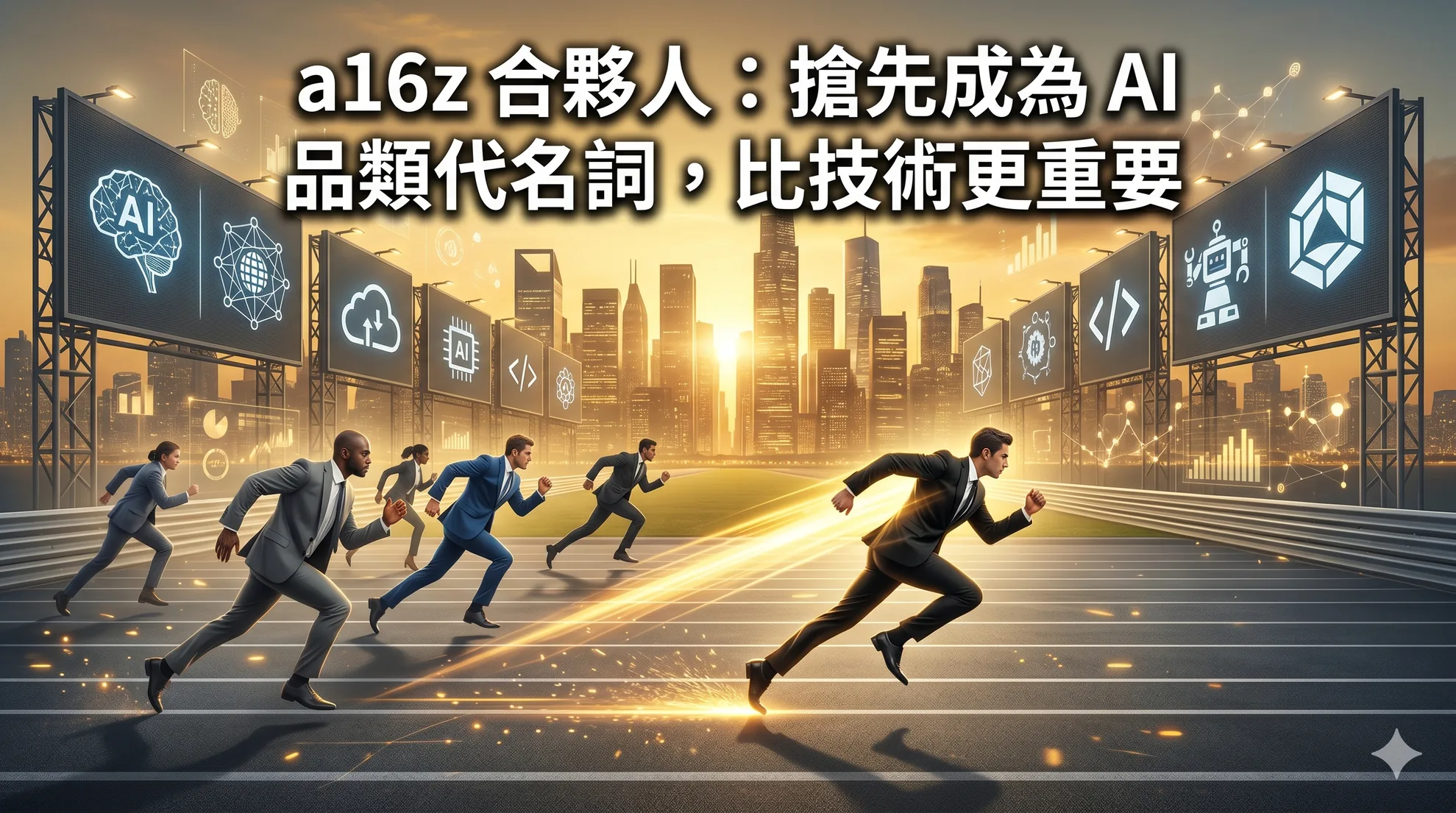 a16z 合夥人：搶先成為 AI 品類代名詞，比技術更重要
