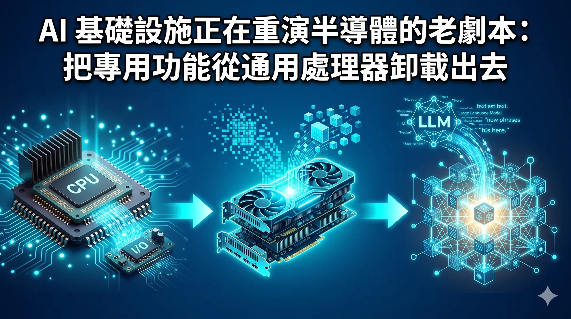 AI 基礎設施正在重演半導體的老劇本:把專用功能從通用處理器卸載出去