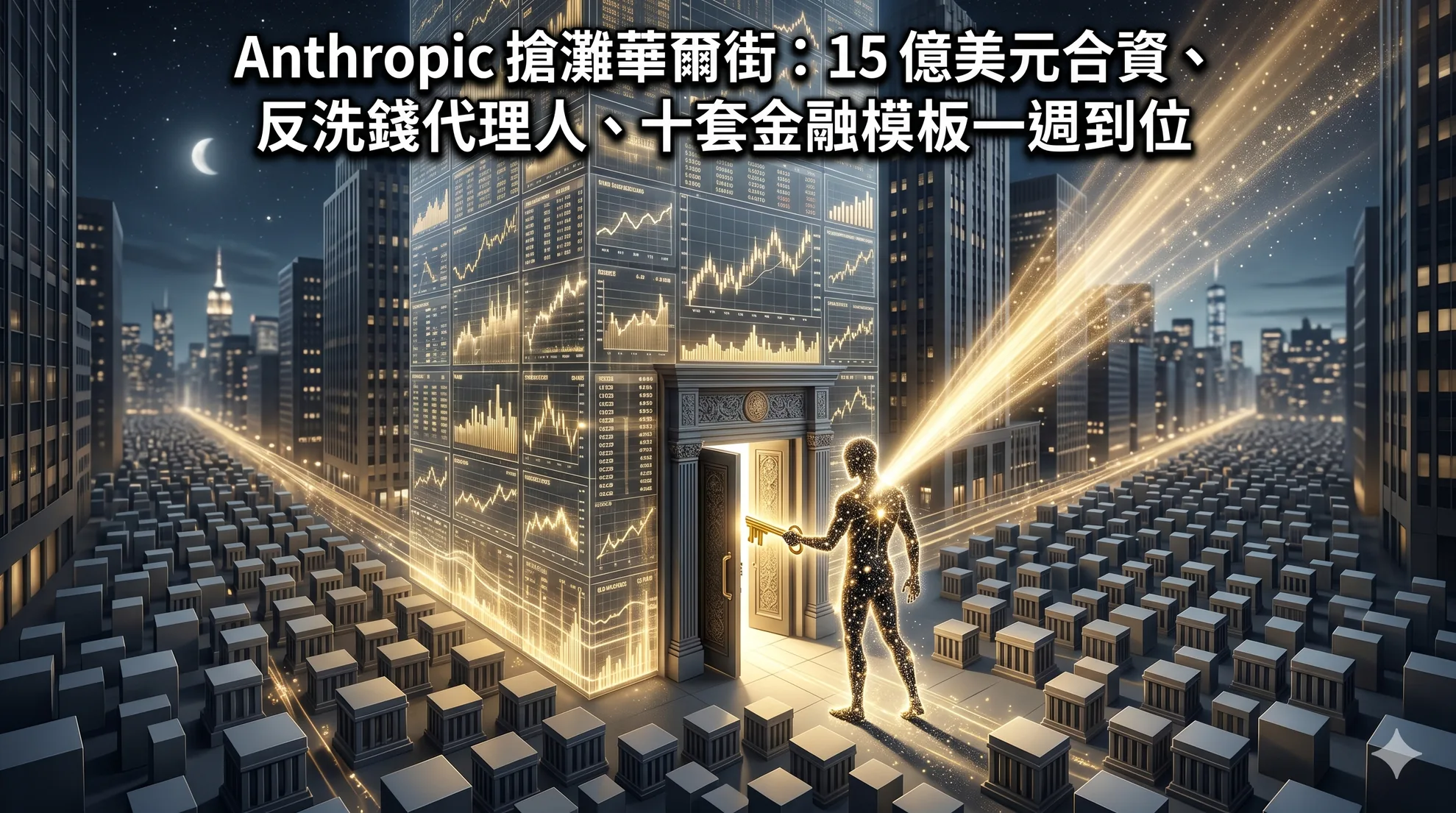 Anthropic 搶灘華爾街：15 億美元合資、反洗錢代理人、十套金融模板一週到位
