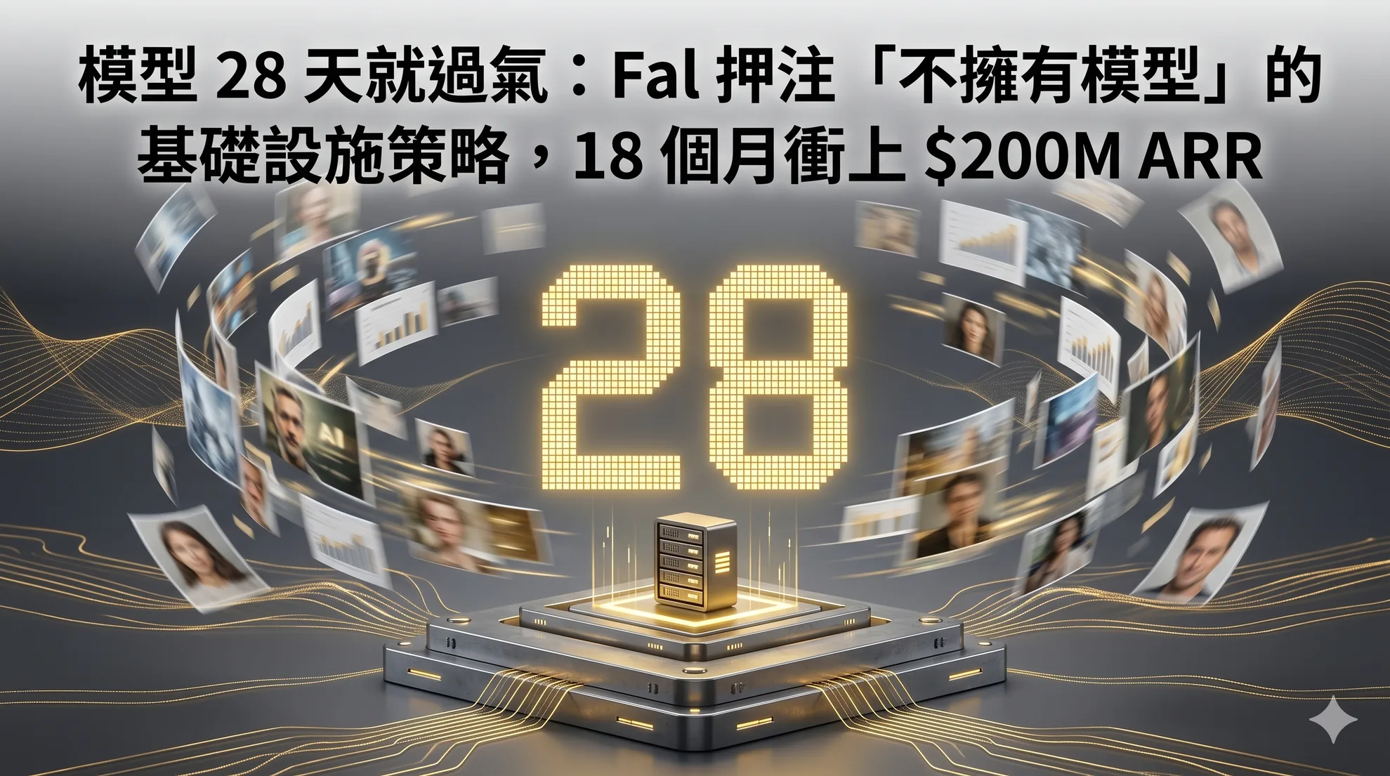 模型 28 天就過氣：Fal 押注「不擁有模型」的基礎設施策略，18 個月衝上 $200M ARR