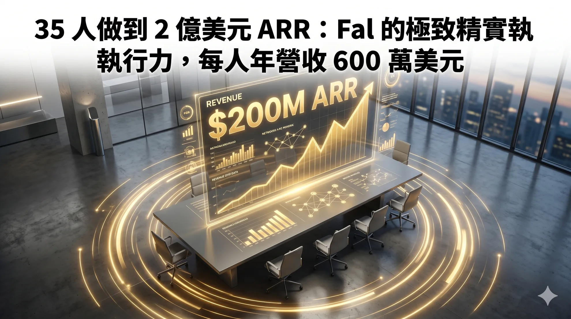 35 人做到 2 億美元 ARR：Fal 的極致精實執行力，每人年營收 600 萬美元