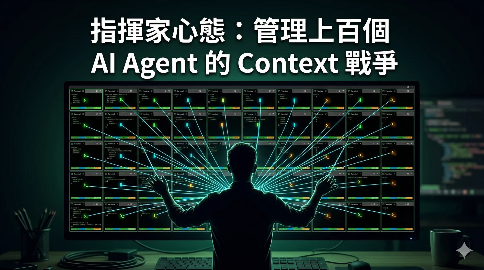指揮家心態:管理上百個 AI Agent 的 Context 戰爭
