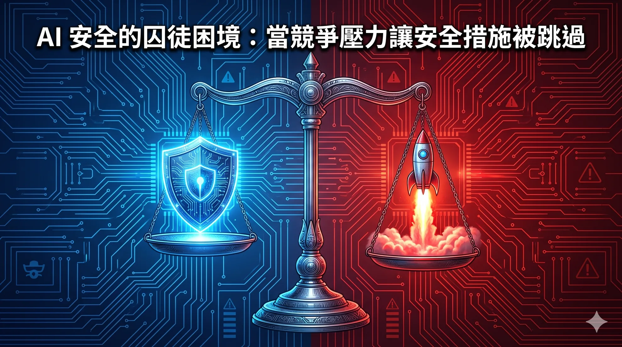 AI 安全的囚徒困境:當競爭壓力讓安全措施被跳過