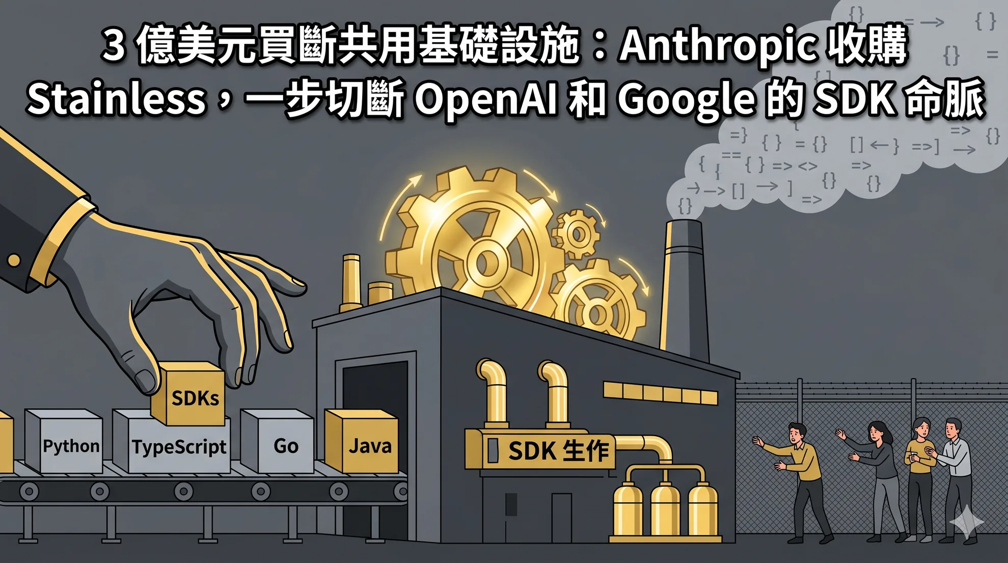 3 億美元買斷共用基礎設施：Anthropic 收購 Stainless，一步切斷 OpenAI 和 Google 的 SDK 命脈