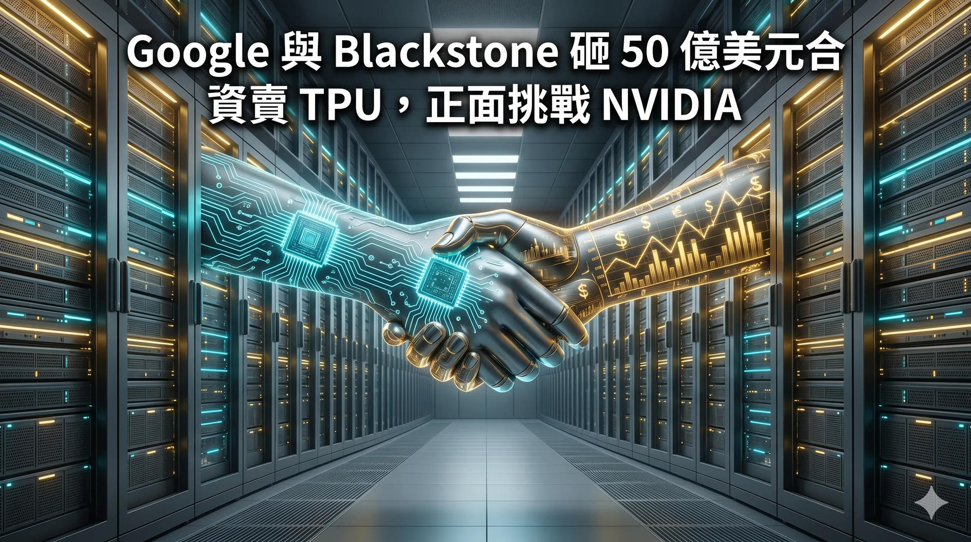 Google 與 Blackstone 砸 50 億美元合資賣 TPU，正面挑戰 NVIDIA