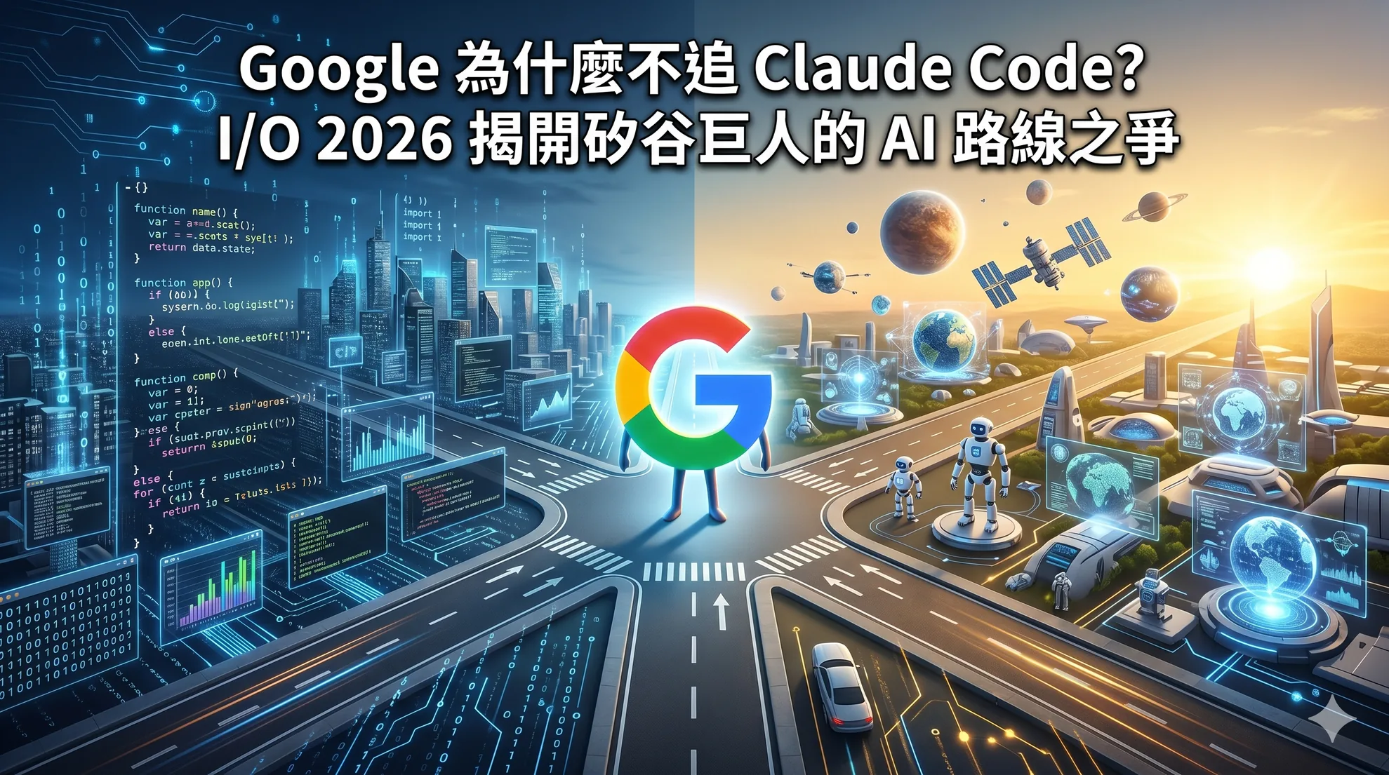 Google 為什麼不追 Claude Code？I/O 2026 揭開矽谷巨人的 AI 路線之爭