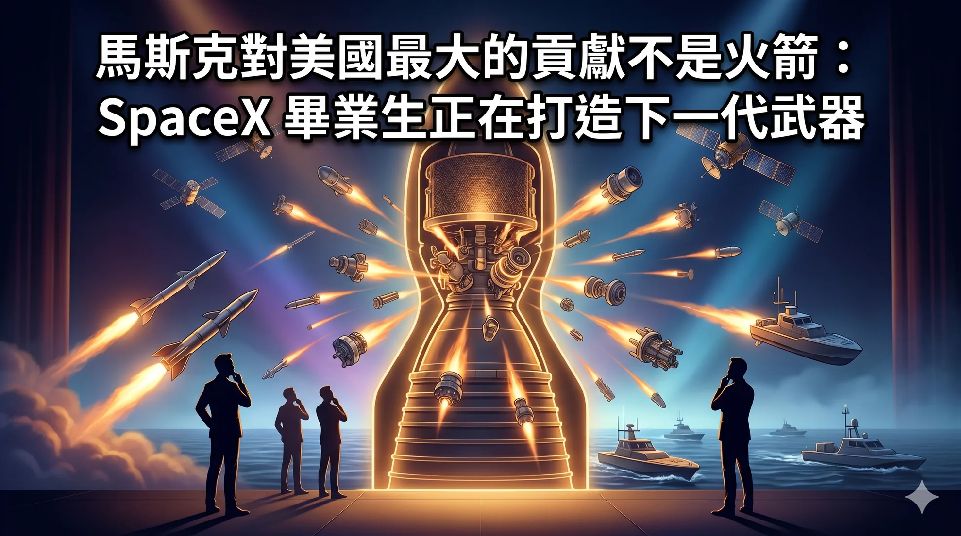 馬斯克對美國最大的貢獻不是火箭：SpaceX 畢業生正在打造下一代武器