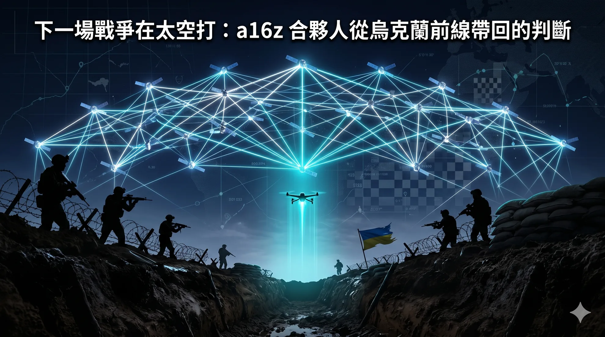 下一場戰爭在太空打：a16z 合夥人從烏克蘭前線帶回的判斷