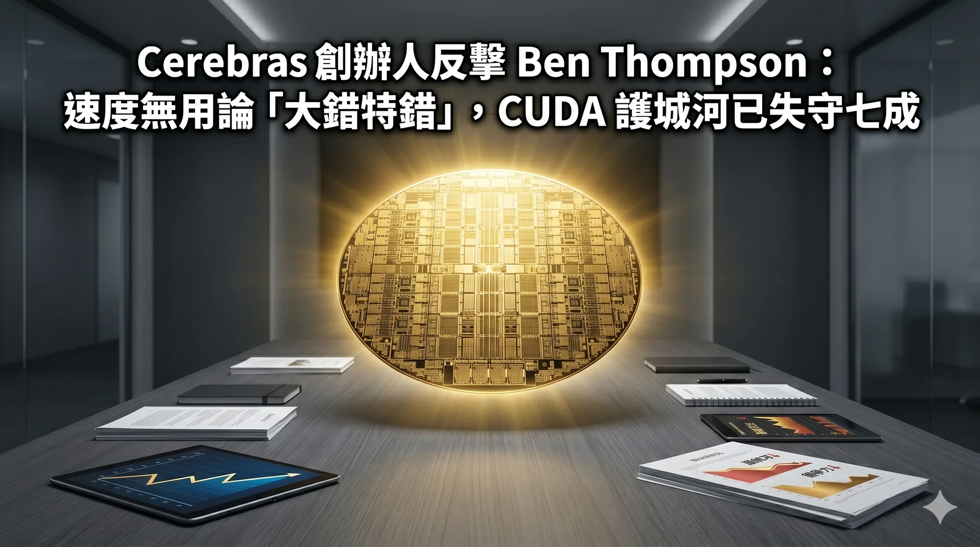 Cerebras 創辦人反擊 Ben Thompson：速度無用論「大錯特錯」，CUDA 護城河已失守七成