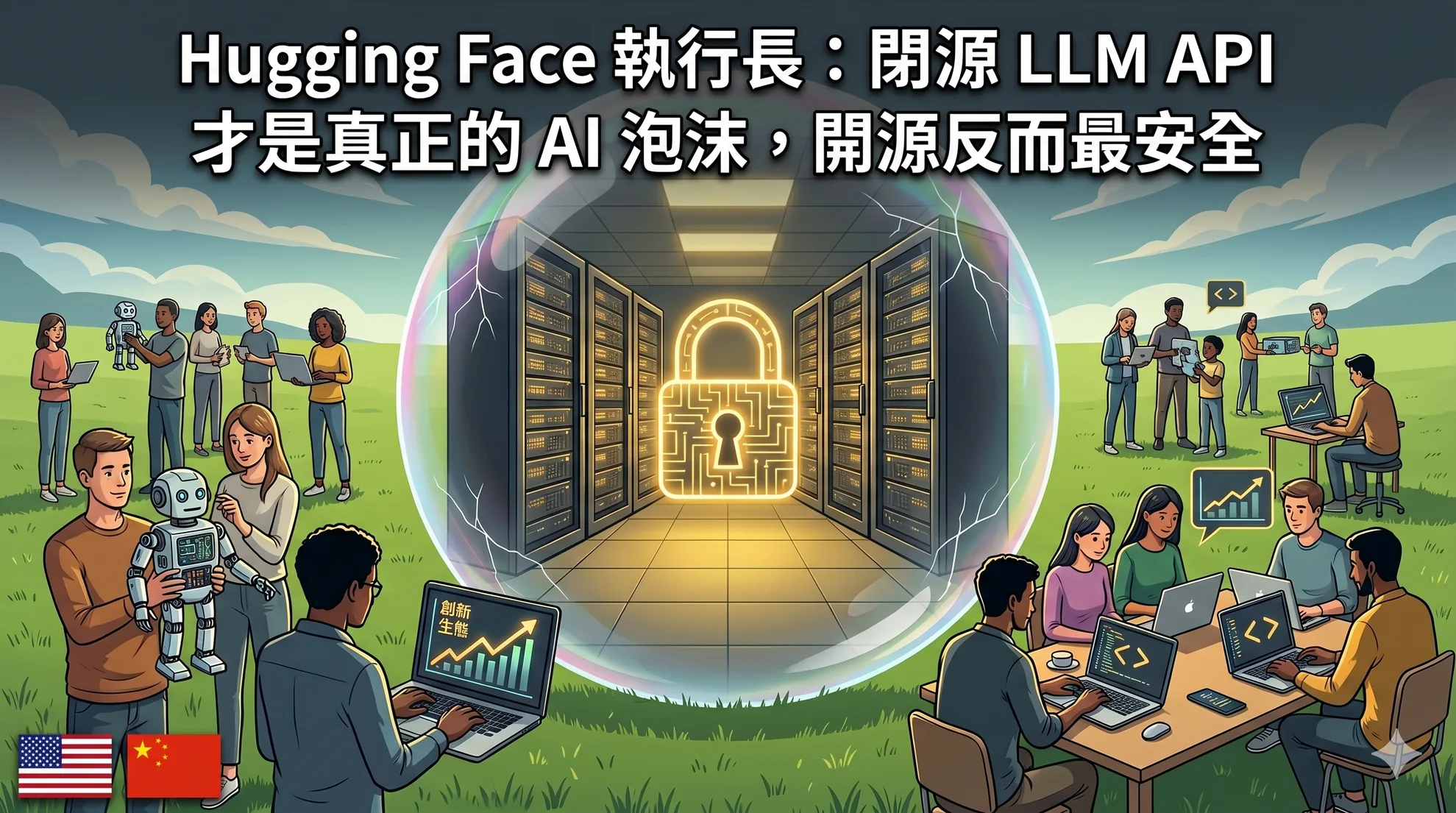 Hugging Face 執行長：閉源 LLM API 才是真正的 AI 泡沫，開源反而最安全