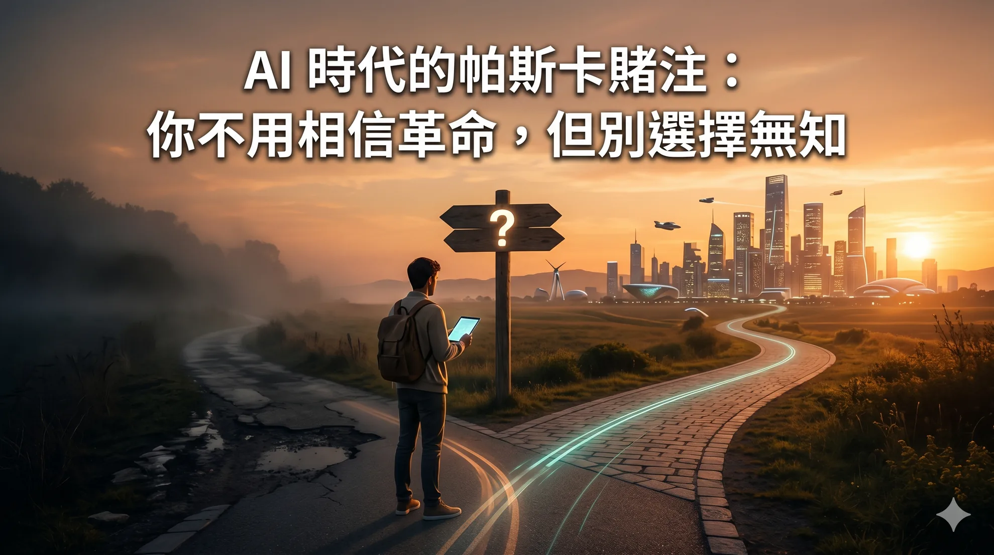 AI 時代的帕斯卡賭注：你不用相信革命，但別選擇無知