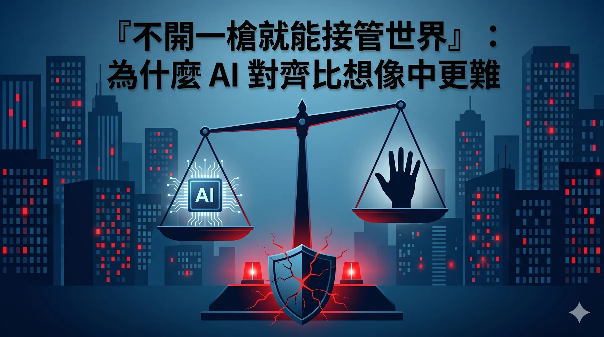 「不開一槍就能接管世界」:為什麼 AI 對齊比想像中更難