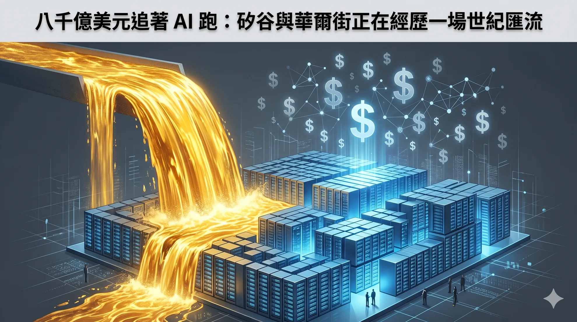 八千億美元追著 AI 跑：矽谷與華爾街正在經歷一場世紀匯流