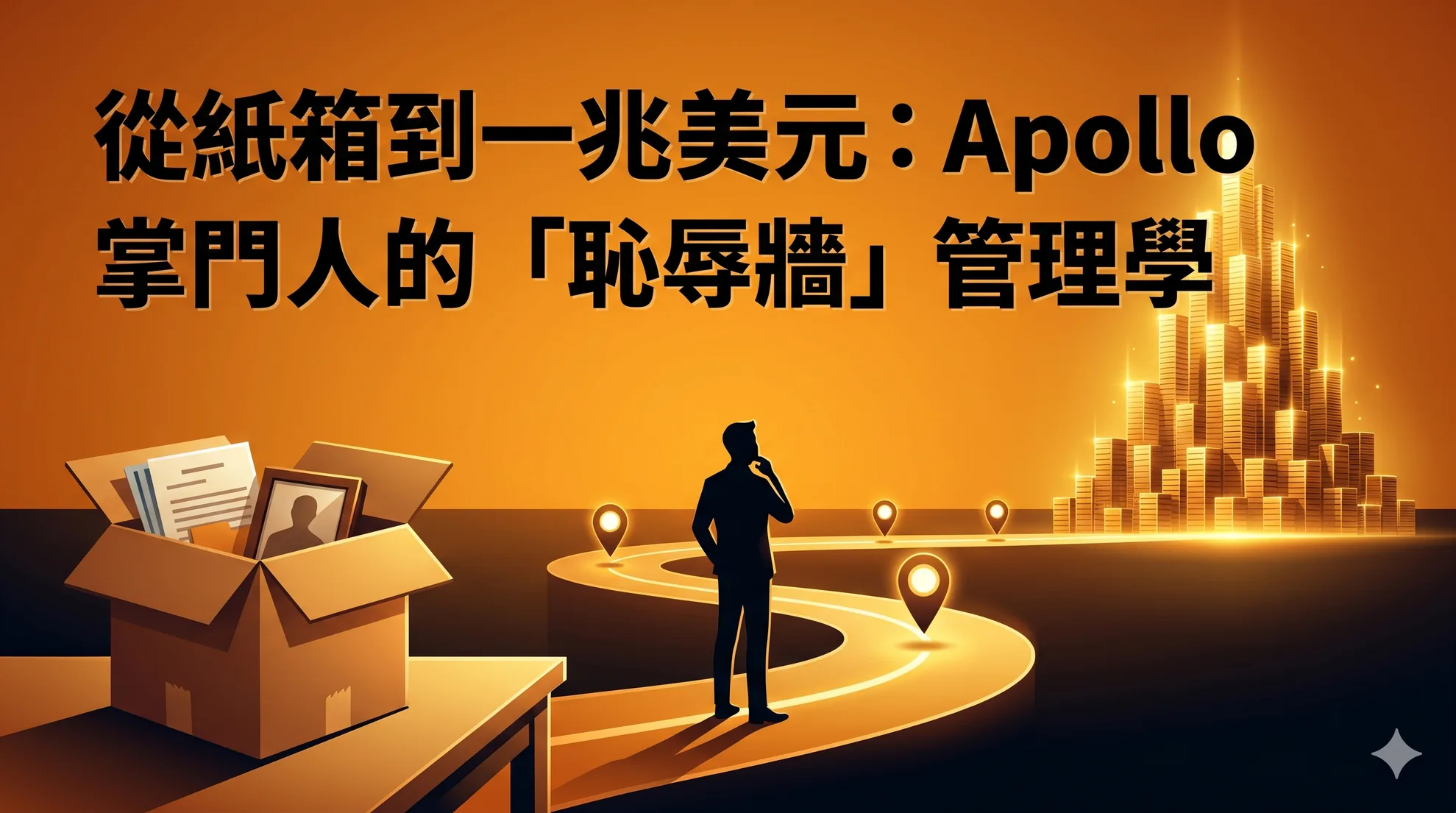 從紙箱到一兆美元：Apollo 掌門人的「恥辱牆」管理學