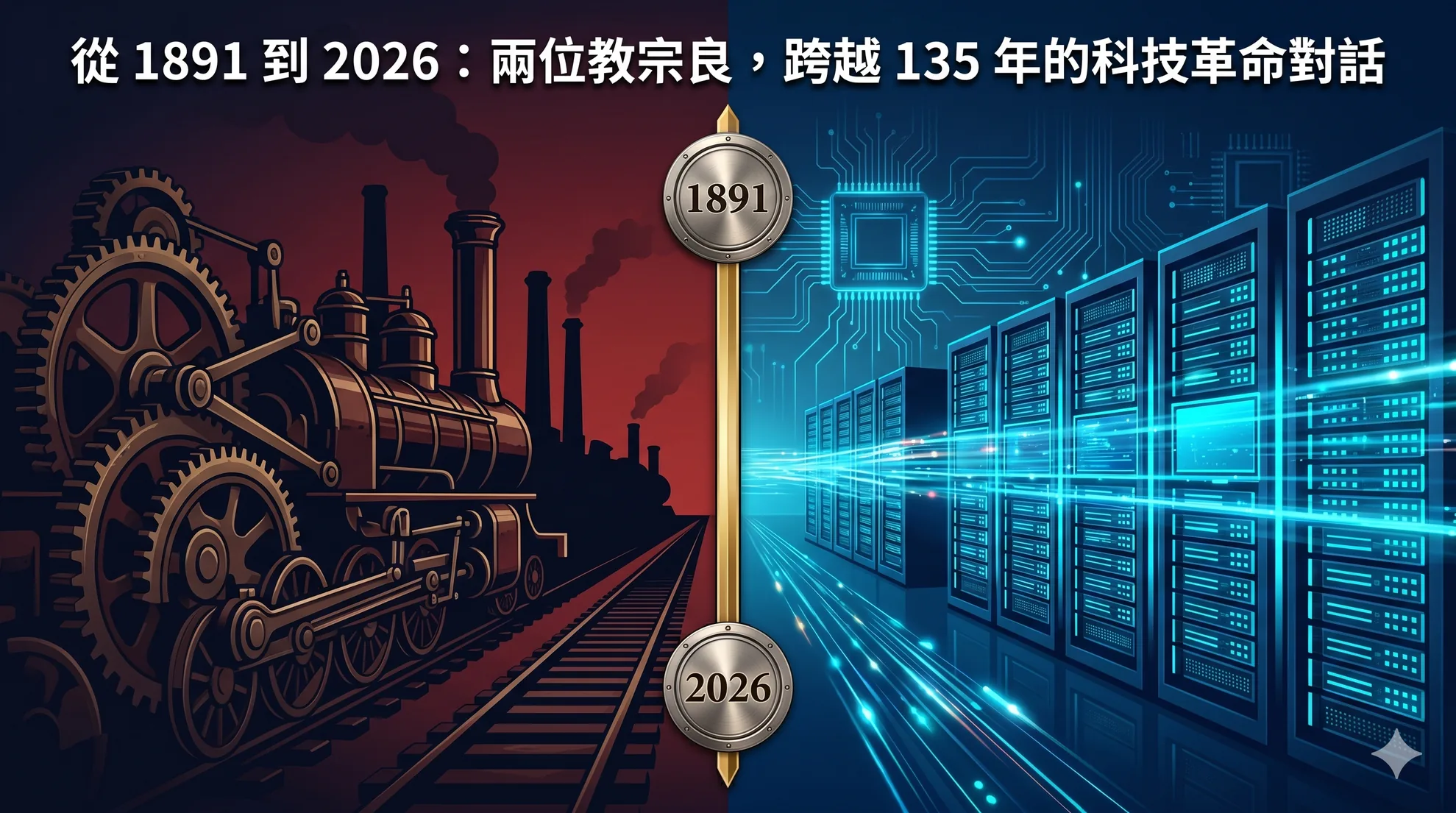 從 1891 到 2026:兩位教宗良,跨越 135 年的科技革命對話