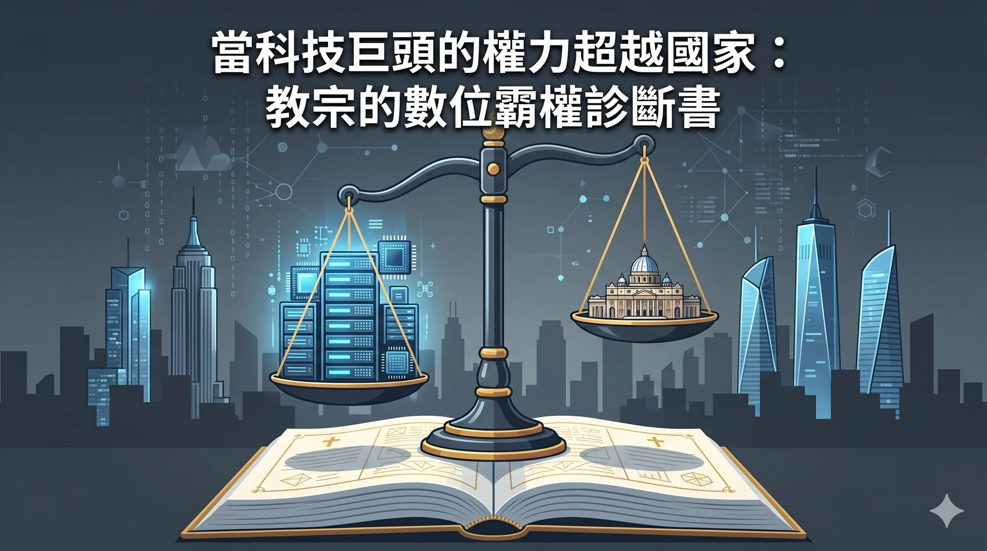 當科技巨頭的權力超越國家：教宗的數位霸權診斷書