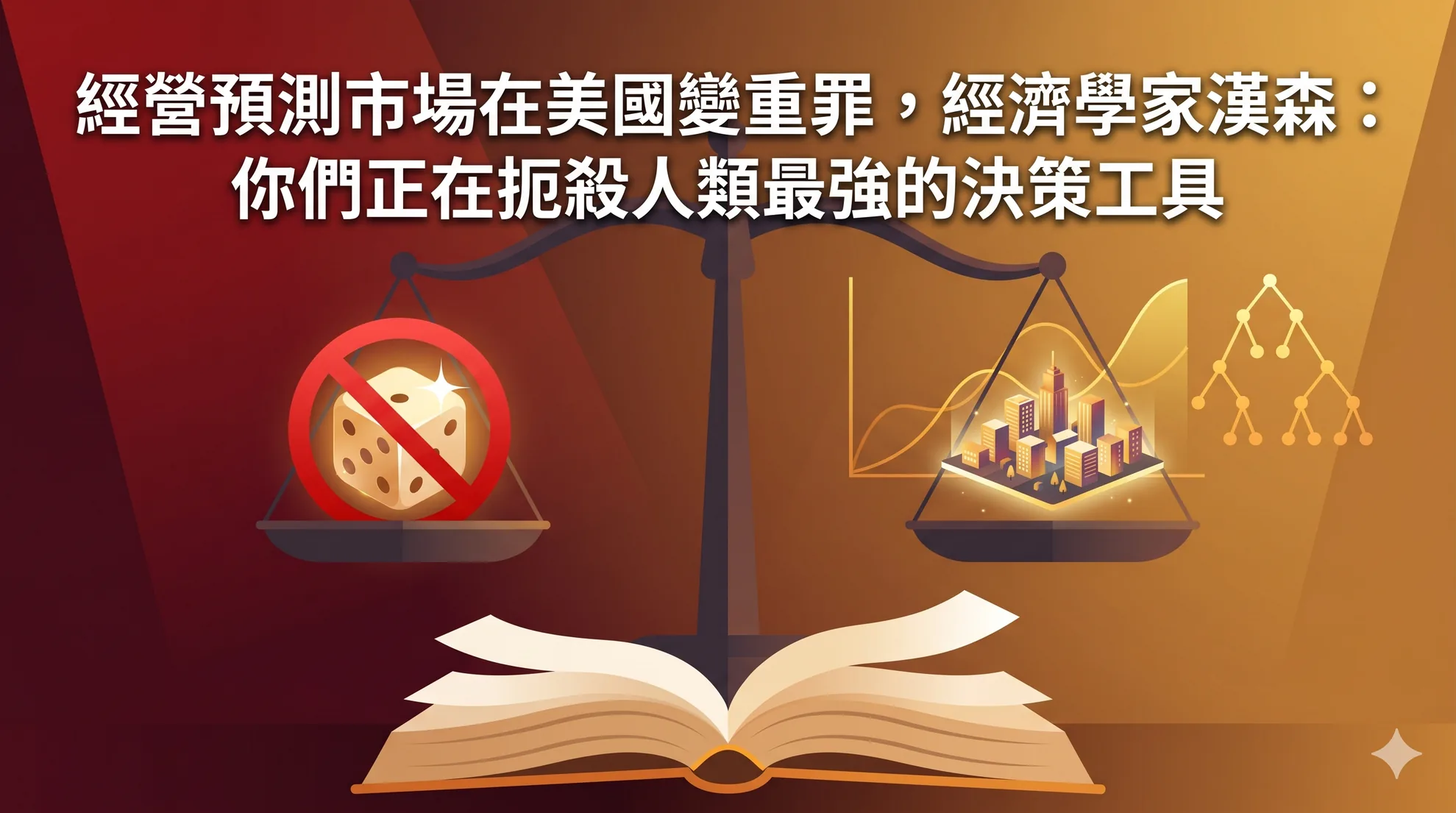 經營預測市場在美國變重罪，經濟學家漢森：你們正在扼殺人類最強的決策工具