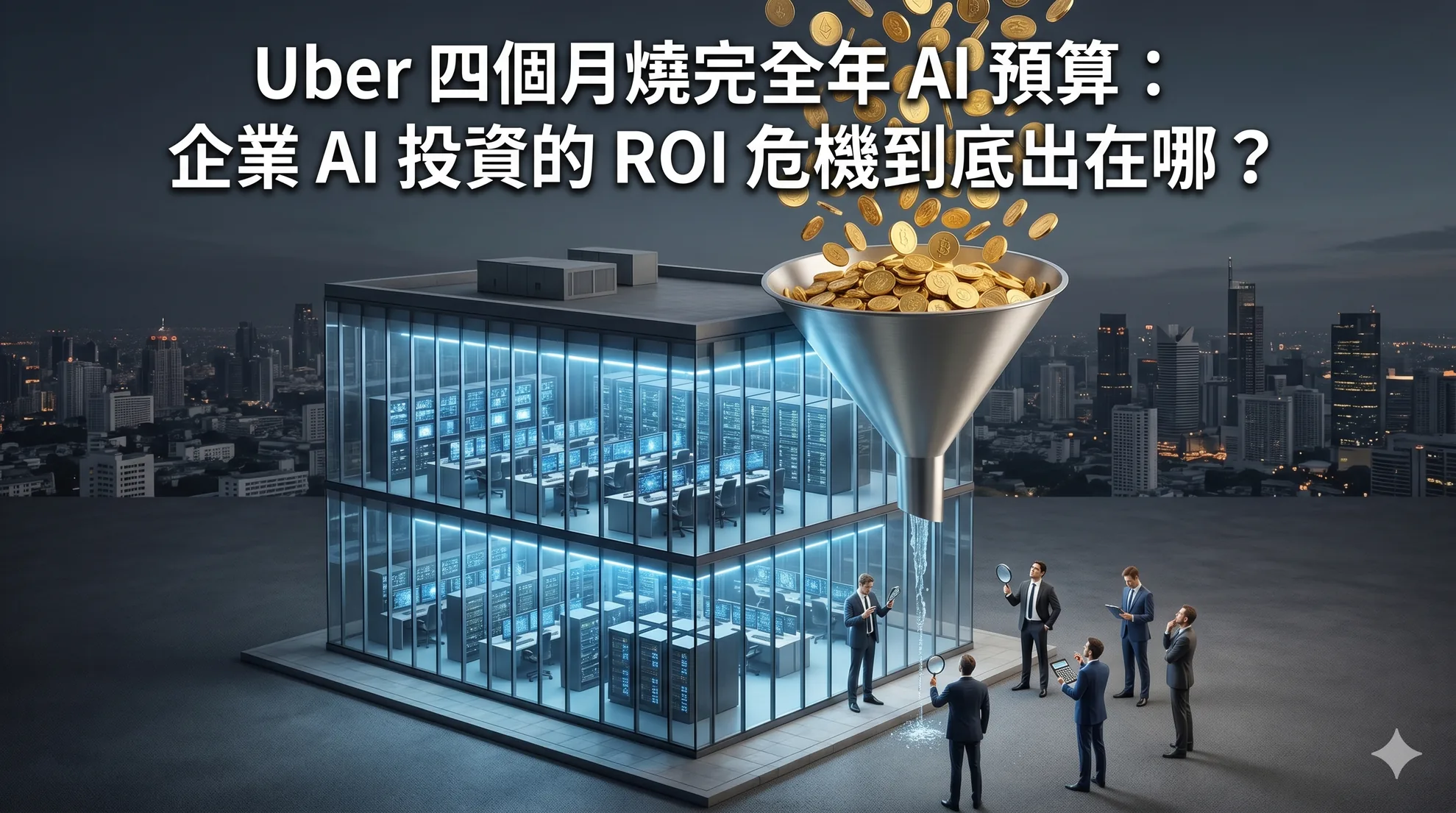 Uber 四個月燒完全年 AI 預算：企業 AI 投資的 ROI 危機到底出在哪？