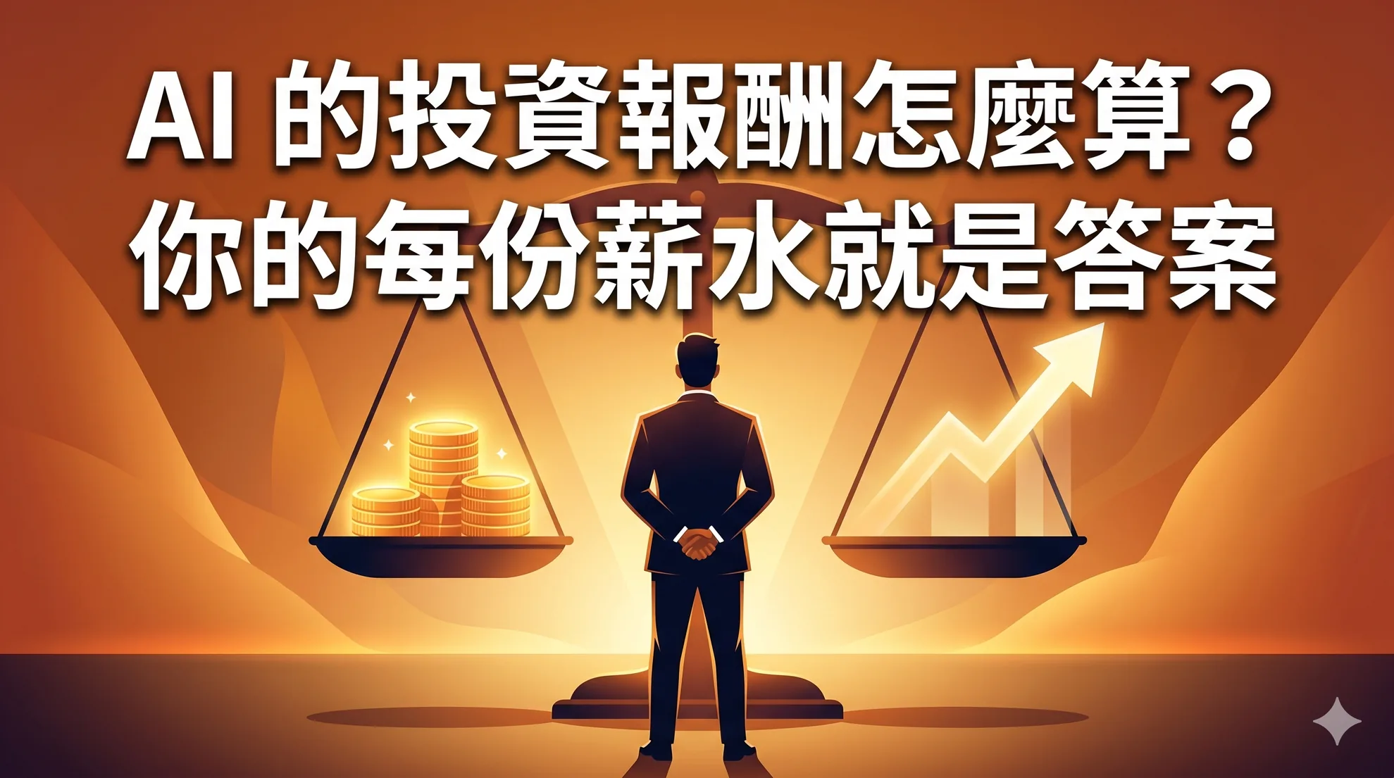 AI 的投資報酬怎麼算？你的每份薪水就是答案
