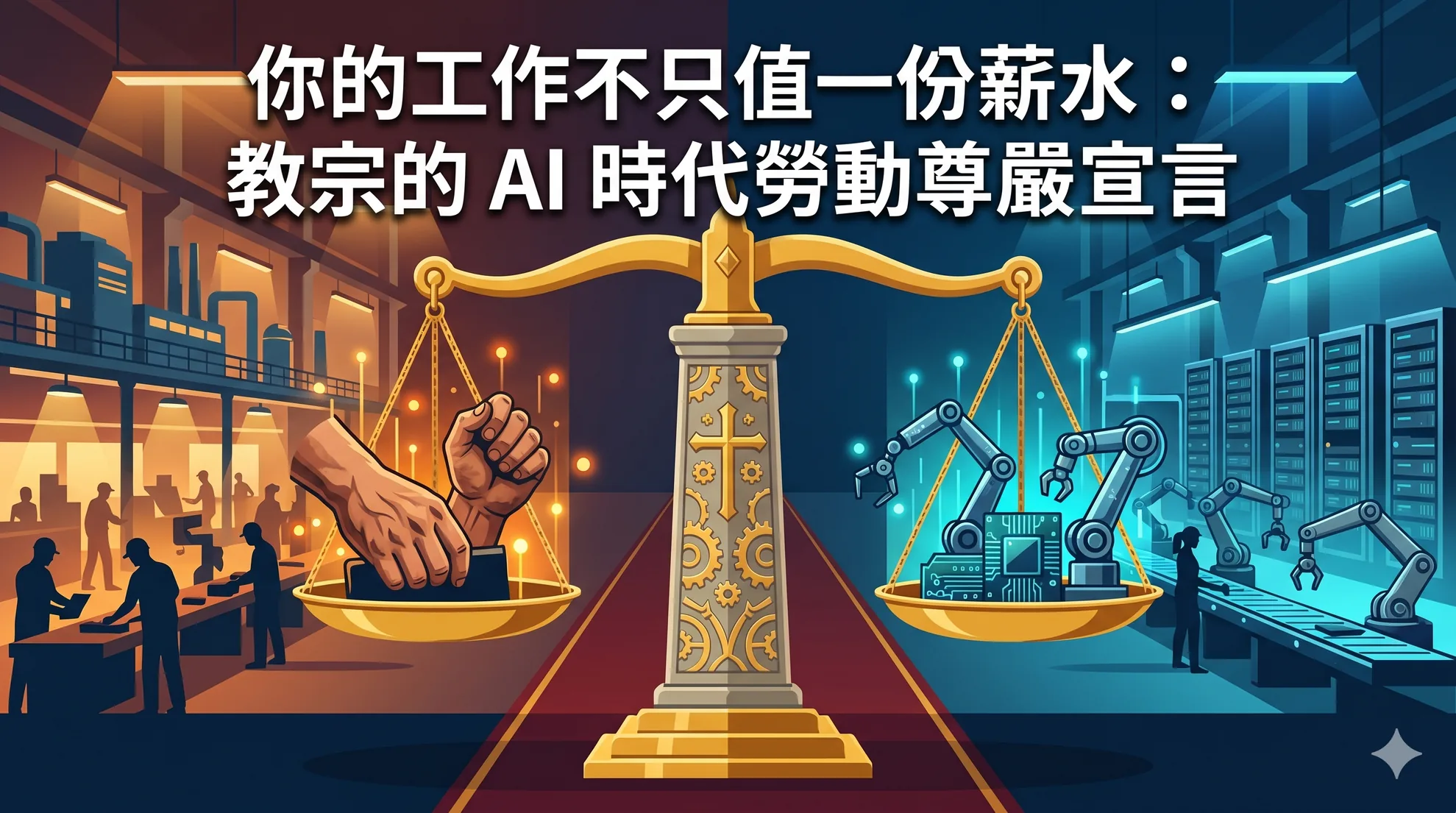你的工作不只值一份薪水:教宗的 AI 時代勞動尊嚴宣言