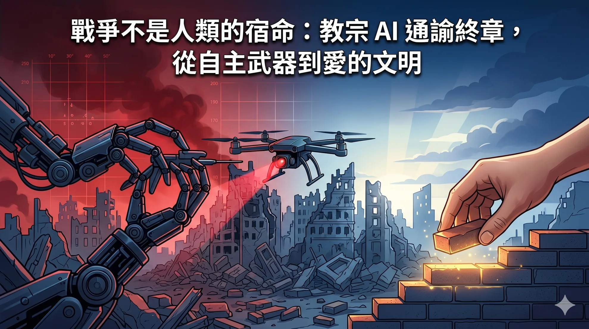戰爭不是人類的宿命:教宗 AI 通諭終章,從自主武器到愛的文明
